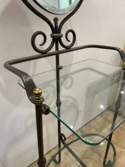 Wrought Iron Toilet Servant