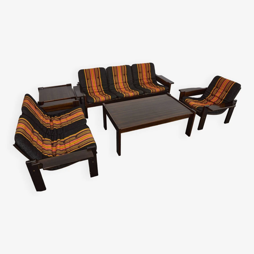 Canapé, Fauteuils Et Table Basse Vintage Modèle Kontra Par Yngve Ekström Pour Suédois 1970, Set De 5 9 Canapé, Fauteuils Et Table Basse Vintage Modèle Kontra Par Yngve Ekström Pour Suédois 1970, Set De 5 - Image 7