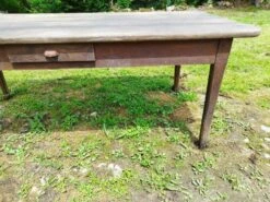 Large Solid Oak Farm Table With Spindle Legs -Room Fold Zone 373496cd affe 4040 83ce 657fa87973b6