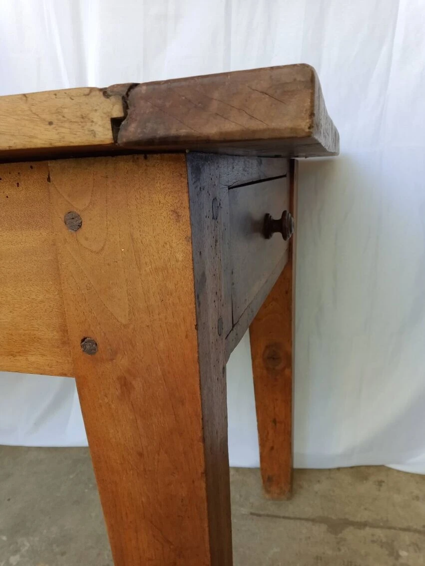 Old Trade Table With Two Drawers 14 Old Trade Table With Two Drawers - Image 12