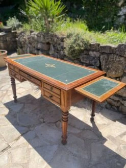 Flat Desk In Solid Oak Louis XVI Style 19th Century -Room Fold Zone 38b7a2bb cdc7 4560 8935 8fdbd97430e7