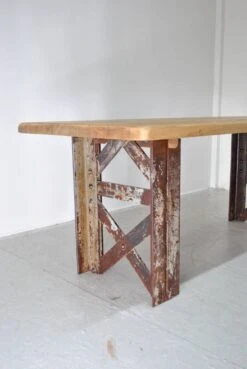 Industrial Table With Eiffel Foot 1930 -Room Fold Zone 398720ed 252a 4976 a3f1 5b2e28163efa