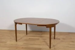 Mid-Century Teak Dining Table And Chairs Set By Hans Olsen For Frem Røjle, Denmark, 1950s, Set Of 5 -Room Fold Zone 3a6054c2 0708 4b32 9955 c67416bf1fd9