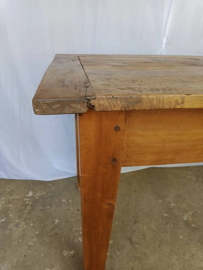 Old Trade Table With Two Drawers 9 Old Trade Table With Two Drawers - Image 7