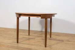 Mid-Century Teak Dining Table And Chairs Set By Hans Olsen For Frem Røjle, Denmark, 1950s, Set Of 5 -Room Fold Zone 3df31201 b5fd 427f aff0 eca1ee596786