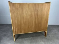 1950s Chest Of Drawers With Blond Wood Compass Foot -Room Fold Zone 3ecc4682 4946 4a09 ab6e c6d37cfed7cc