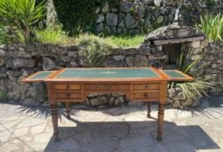 Flat Desk In Solid Oak Louis XVI Style 19th Century -Room Fold Zone 42d2a1ef 9b39 4529 8b03 d7944c96a29b