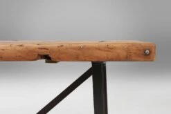 Industrial Bar/bistro Table With Cast Iron Legs And Wooden Top, Belgium Ca. 1920 -Room Fold Zone 4320906a 4a7f 48e4 aca3 d284e3036384