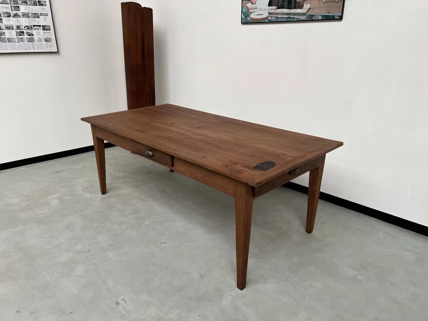 Teak Farm Table With Spindle Legs 15 Teak Farm Table With Spindle Legs - Image 13