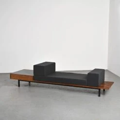 Cansado Mahogany Bench By Charlotte Perriand, Steph Simon Circa 1960 -Room Fold Zone 45252865 8615 4aa7 a04f 90251f34355d