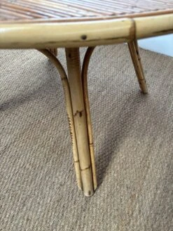 Audoux Minnet Style Rattan Dining Table