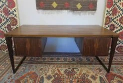 Kai Kristiansen For Feldballes Mobelfabrik Model 70 Rosewood Desk On Sled Base, 1960s -Room Fold Zone 4611ebce 95df 4e45 8c3f 19ffe2df1fa8