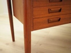 Teak Desk, Danish Design, 1960s, Production: Denmark -Room Fold Zone 465be095 0a09 4efa abc6 0fbbe5672702