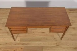 Mid-Century Freestanding Teak Desk, Denmark, 1960s -Room Fold Zone 4717cc10 c7fc 41f3 8d74 2d4dd1cf7a38