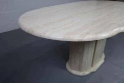 Vintage Italian Travertine Table, 1970's -Room Fold Zone 474309c1 1c1e 4014 9174 a34dd459fc3c