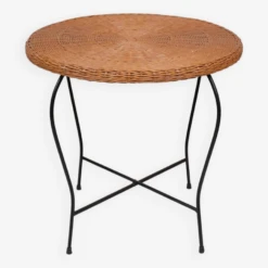 Woven Rattan Table -Room Fold Zone 47fb1546 3b82 4c9e 8265 16b59bd491e2