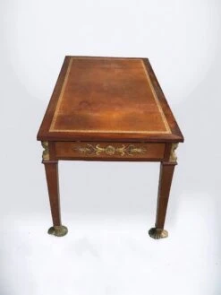 Empire Style Mahogany Flat Desk - Return From Egypt Furnishing Mercier Frères In Paris -Room Fold Zone 47fe7873 d61a 497b 8471 5de18039c84f