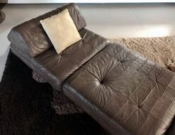 De Sede DS88 Day Bed In Chocolate Patchwork Leather, Switzerland 1970s -Room Fold Zone 48290eb7 9ce2 401b ad33 38bd6eb05504