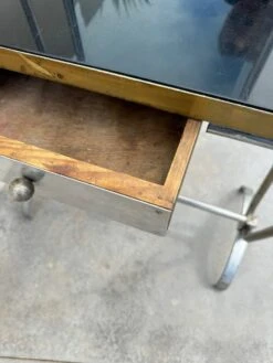 Art Deco Console Or Dressing Table In Metal Modernist Design 1930 -Room Fold Zone 4e81031e 1930 407a 9539 2f1c22905926