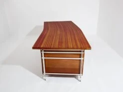 Jules Wabbes Curved Mahogany And Jatoba Desk 1958 -Room Fold Zone 4fad25fb f891 4282 b86c 721b83a44f3b