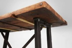 Industrial Bar/bistro Table With Cast Iron Legs And Wooden Top, Belgium Ca. 1920 -Room Fold Zone 50e20876 582a 4c0b a44a f55101fa2715