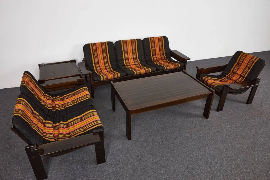 Canapé, Fauteuils Et Table Basse Vintage Modèle Kontra Par Yngve Ekström Pour Suédois 1970, Set De 5 19 Canapé, Fauteuils Et Table Basse Vintage Modèle Kontra Par Yngve Ekström Pour Suédois 1970, Set De 5 - Image 17