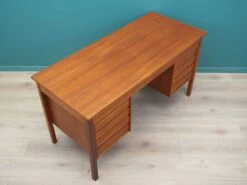 Teak Desk, Danish Design, 1970s, Production: Denmark -Room Fold Zone 511464dd 7604 4fd7 b903 8ff7ff2cf960