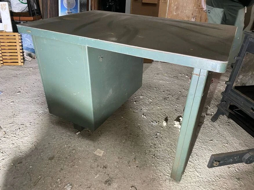 Stafor Industrial Vintage Metal Desk 10 Stafor Industrial Vintage Metal Desk - Image 8