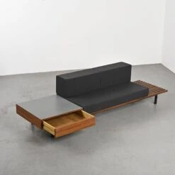 Cansado Mahogany Bench By Charlotte Perriand, Steph Simon Circa 1960 -Room Fold Zone 5146cc96 c660 443b a1d8 135cc92bc0f1