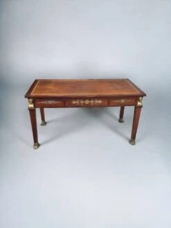 Empire Style Mahogany Flat Desk - Return From Egypt Furnishing Mercier Frères In Paris -Room Fold Zone 51f70555 9967 4b8a 91d9 917cb9871d30