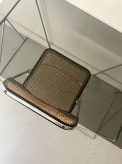 Wired Desk By Max Sauze In Metal And Smoked Glass, 1970 Design -Room Fold Zone 56f6946e b36a 4506 8ba5 e6f00efaf326