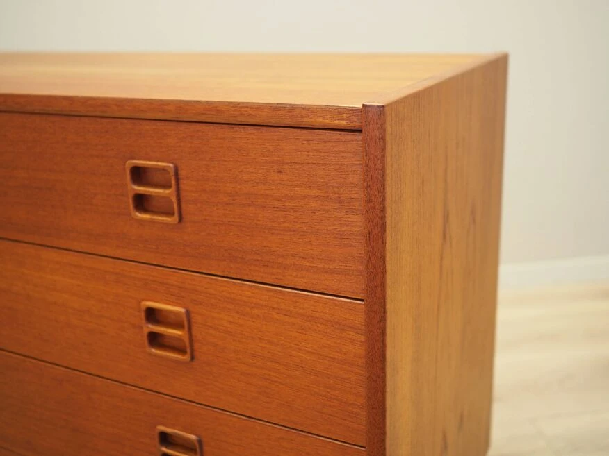 Teak Chest Of Drawers, Danish Design, 1970s, Production: Denmark 12 Teak Chest Of Drawers, Danish Design, 1970s, Production: Denmark - Image 10