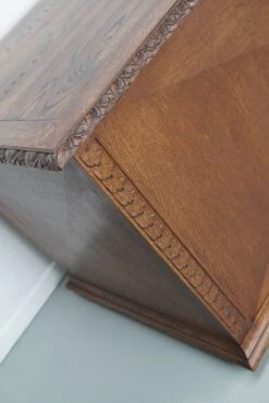 Antique Dutch Carved Oak Art Nouveau Desk / Shop Counter, Early 20th Century -Room Fold Zone 572f272c 100e 476b b2ec 4ee5bde790f6