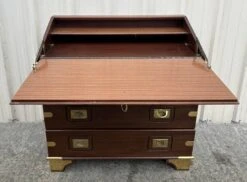 Vintage Navy Wood Scriban Chest Of Drawers And Chair -Room Fold Zone 577db67c 4efb 40be a1c7 d547f83ea723