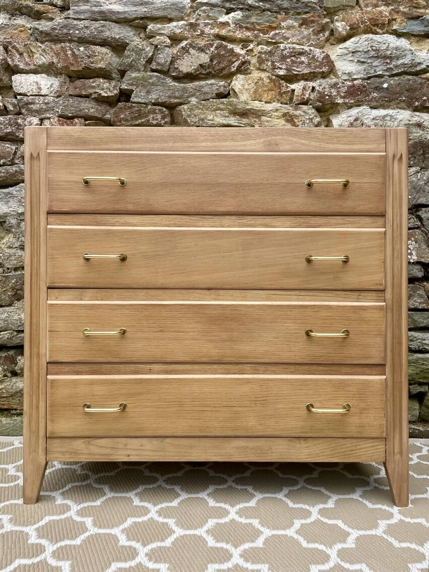 Restored Vintage 50s Chest Of Drawers 12 Restored Vintage 50s Chest Of Drawers - Image 10