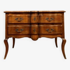 Louis XV Crossbow Chest Of Drawers In Solid Walnut Circa 1880 -Room Fold Zone 57d62d2a 1dc1 4e81 ad4e b684b357f491
