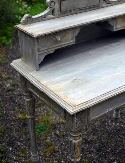 Patinated Louis XV Style Tiered Dressing Table Desk -Room Fold Zone 585cdaa8 be78 4396 9816 aaa3f93ddb22