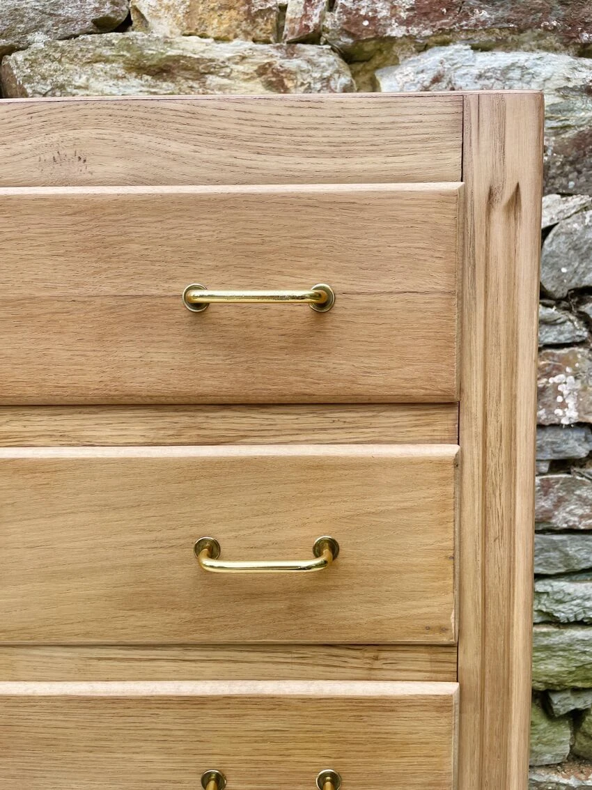 Restored Vintage 50s Chest Of Drawers 6 Restored Vintage 50s Chest Of Drawers - Image 4