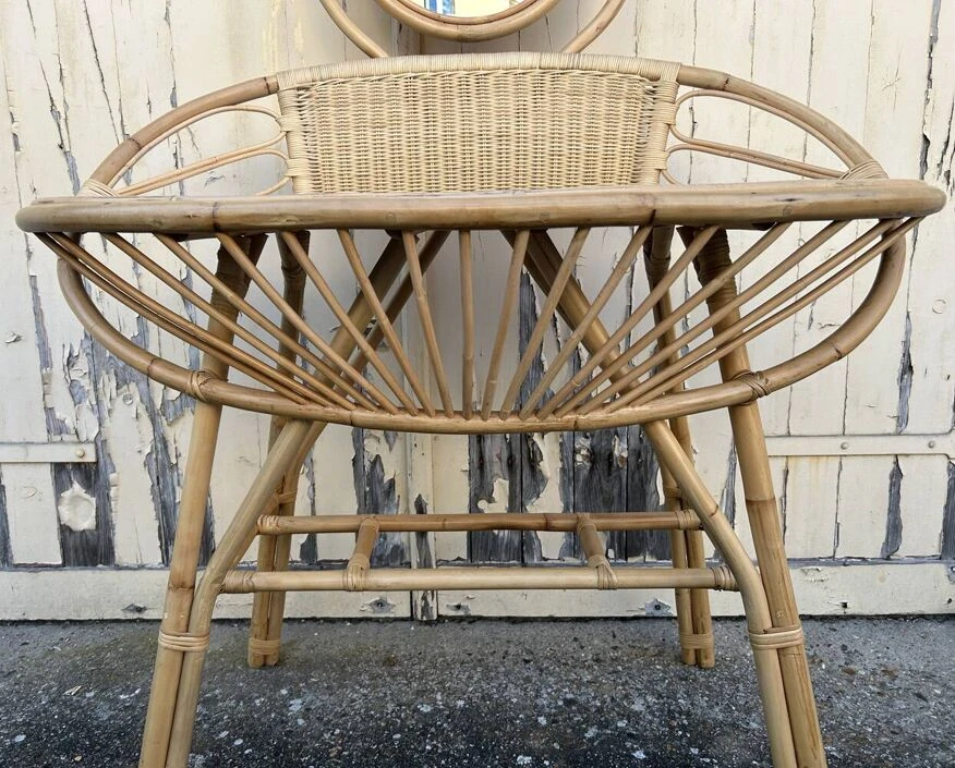 Anne Bamboo Dressing Table Vintage, 1960s 17 Anne Bamboo Dressing Table Vintage, 1960s - Image 15