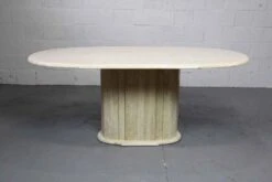 Vintage Italian Travertine Table, 1970's -Room Fold Zone 5901c6f0 4ff7 45eb a0e2 155c77ef9895