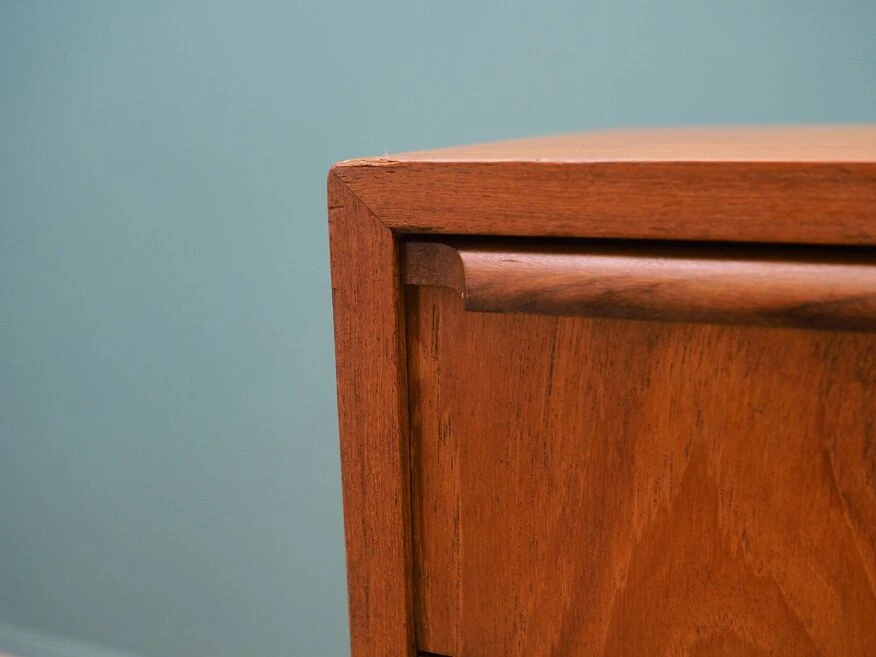 Teak Chest Of Drawers, Danish Design, 1970s, Designer: Ahlström Osakeyhitö 6 Teak Chest Of Drawers, Danish Design, 1970s, Designer: Ahlström Osakeyhitö - Image 4