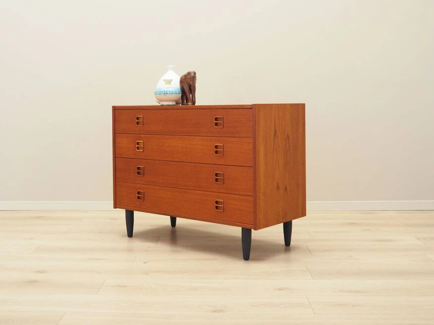 Teak Chest Of Drawers, Danish Design, 1970s, Production: Denmark 5 Teak Chest Of Drawers, Danish Design, 1970s, Production: Denmark - Image 3