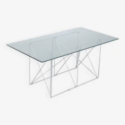 Max Sauze, Dining Table/table, Steel Wire And Glass, 1970s, France -Room Fold Zone 5d3ca6ae 698d 4d03 ada3 6aa113b12db1