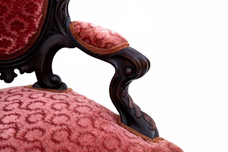 Antique Chaise Longue From Around 1880, Northern Europe. 5 Antique Chaise Longue From Around 1880, Northern Europe. - Image 3