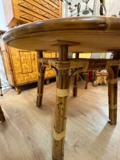 Vintage Rattan And Ceramic Dining Table -Room Fold Zone 5dcd7c36 b5be 4b34 b28e d16db1d12f7e