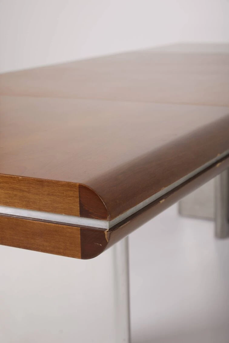 Hans Von Klier Leather And Wood Desk By Skipper, 1970s 8 Hans Von Klier Leather And Wood Desk By Skipper, 1970s - Image 6