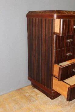 Art Deco Period Commode In Macassar Circa 1930 -Room Fold Zone 5f1fbf48 73e1 446e 90f5 98f56ace3e41