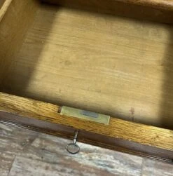 Superb Louis XVI Style Solid Oak Center Desk With Secret Drawers -Room Fold Zone 5fc01563 e994 477b 9d92 e642e91dde41