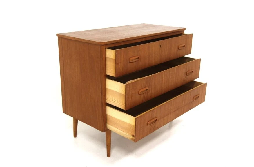 Scandinavian Teak Chest Of Drawers, Sweden, 1950 13 Scandinavian Teak Chest Of Drawers, Sweden, 1950 - Image 11