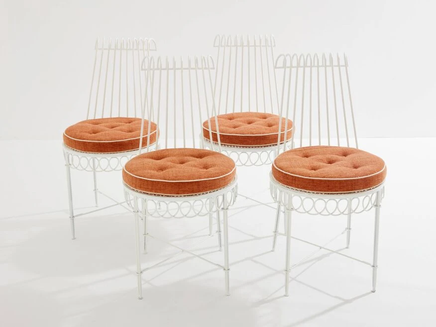 Mathieu Matégot Complete Dining Room Set Cap D'Ail 1950s 6 Mathieu Matégot Complete Dining Room Set Cap D'Ail 1950s - Image 4